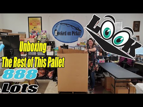 Pallet Unboxing Continued - This Pallet was so Large it Took 2 Days I Show You What I Found! Selling