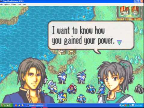 Fir talk Karel support B Fire Emblem 6 The Sword of Seals VBA