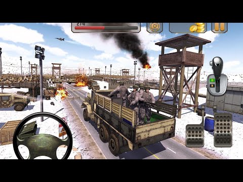 Army Truck Simulator 2021 - Army Truck Driving - Android Gameplay