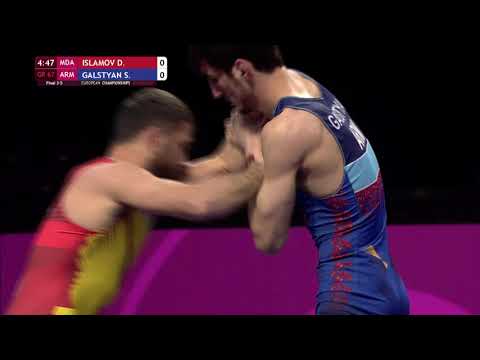 BRONZE GR - 67 kg: D. ISLAMOV (MDA) v. S. GALSTYAN (ARM)