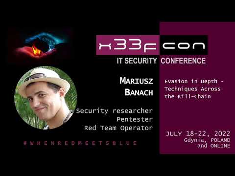 11. Evasion in Depth - Techniques Across the Kill-Chain by Mariusz Banach