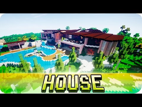 Minecraft - Beautiful Modern House - Map w/ Download