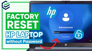 [3 Ways] How to FACTORY RESET HP Laptop without Password | Format Windows 10/11 on HP Laptop | 2024
