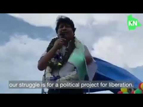 Evo Morales reminds Bolivians about the mission