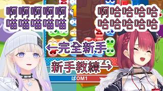十年一遇的魔法泡泡天才番長接受船長指導，但船長對番長的喵喵叫毫無抵抗力一直笑到不行【轟はじめ/宝鐘マリン】【Hololive/翻譯/中文/精華】