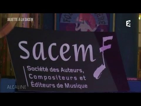 Alcaline, Le Sujet du 14/12 avec Juliette & la Sacem