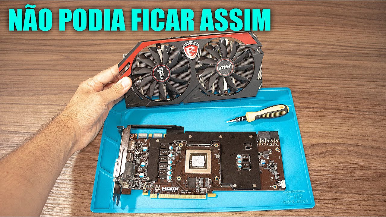 COMO PODE ESSA GTX 760 CONSERVADA TER ARTEFATO? DEU CONSERTO?