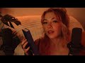 Keep Me Company In This Stormy Weather ASMR Whisper Ramble Tapping And Scratching Triggers