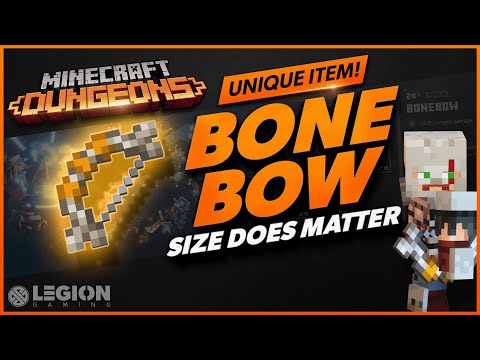 Legacy Gaming - Minecraft Dungeons - Unique Item Guide | BONE BOW