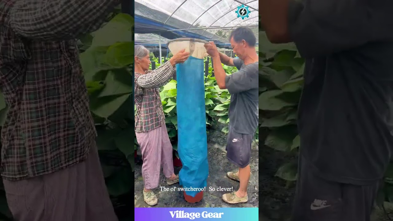 Gardeners Got That Teamwork FLEX! 💪🪴 Plant Wrangling 101! #gardeninglife #teamwork #satisfying