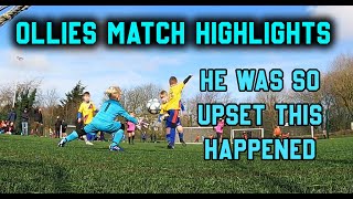 Match highlights! Ollie was so upset this happened