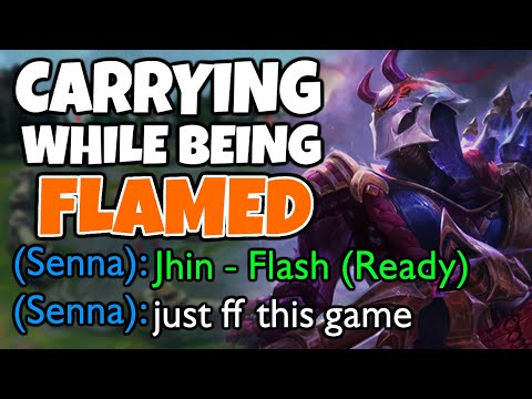 My support was FLAMING ME but that won't stop me from POPPING OFF with JHIN | Challenger Jhin
