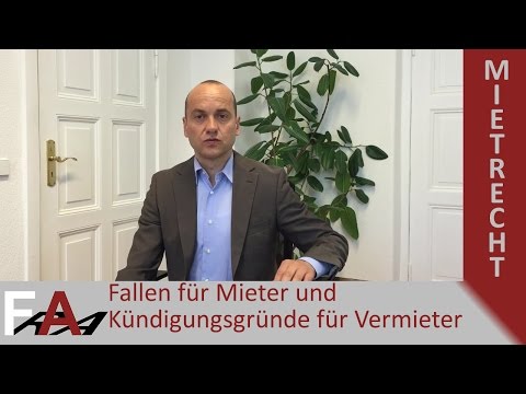 Fallen für Mieter und Kündigungsgründe für Vermieter | Mietrecht