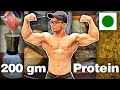 Full day of eating on lean bulk | 2800 Calories | 200 gm protein | vegetarian