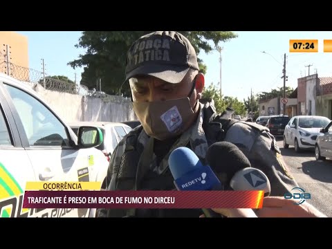Traficante é preso em boca de fumo no Dirceu com grande quantidade de maconha 03 08 2021