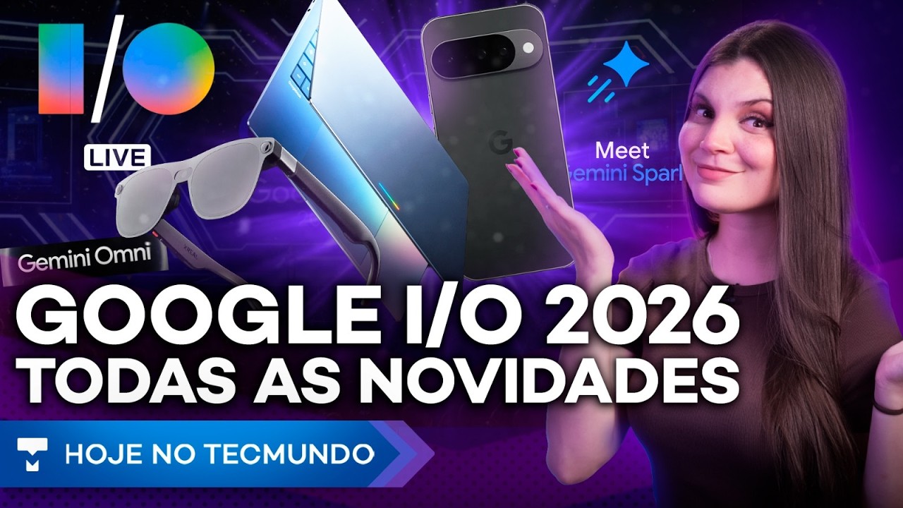 GOOGLE I/O 2026: TODAS AS NOVIDADES! PLAYSTATION NÃO VAI MAIS AO PC! INSTAGRAM DEIXA EDITAR STORIES!