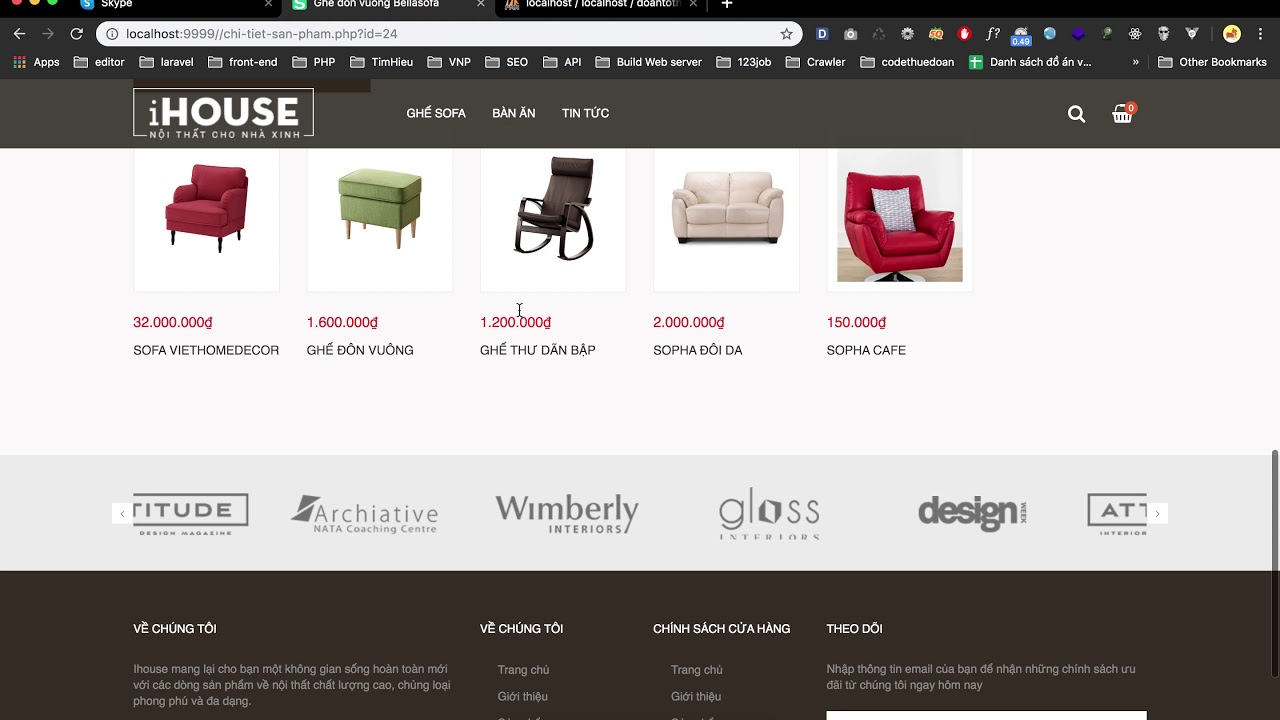 [Đồ án tốt nghiệp] - Website nội thất page 3 - Export hoá đơn pdf