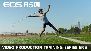 Canon EOS R5 C Training Series - Athlete promo