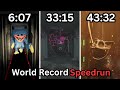 Poppy Playtime: Chapter 1,2,3-World Record Speedrun(Glitchless)