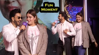 Anjali Anand and Ranveer Singh Fun Moment at Rocky