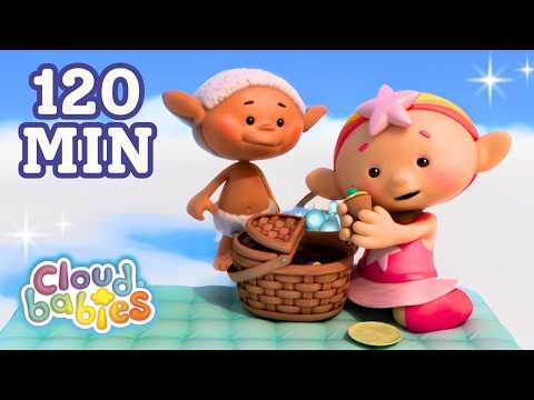 Cloudbabies Skyworld PICNIC Party! 🧺🌤 | Relaxing Bedtime Cartoons For Toddlers
