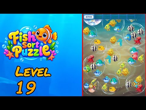Fish Sort Puzzle Level 19 Walkthrough thumbnail