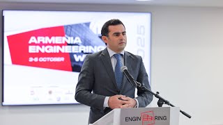 Հակոբ Արշակյանը ողջույնի խոսքով հանդես է եկել «Հայաստան-ճարտարագիտական շաբաթ 2025» միջոցառմանը