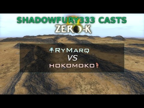 2014/10/14: Match Analysis - RyMarq(J) vs hokomoko(Cl) on Badlands - Zero-K
