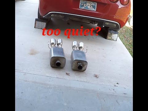 C6 gets exhaust!