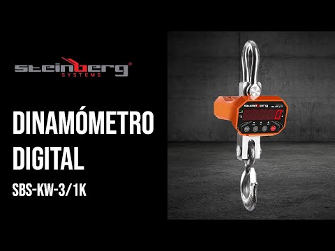 vídeo - Dinamómetro digital - 3000 kg / 1 kg - LED - digital - mando a distancia 20 m