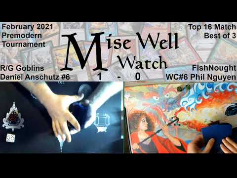 February 2021 Premodern Monthly - Top 16 Match - RG Goblins vs FishNought