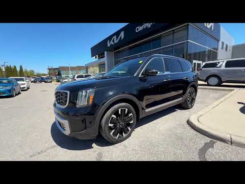 2023 Kia Telluride in Black for sale at Clarington Kia in Bowmanville, ON