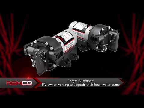 Remco Industries Power RV Aquajet Series Variable Speed Water Pump