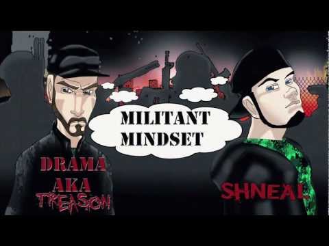 Drama aka Treason & Shneal - Militant Mindset E.P. (promo) Konspiracy Rekords