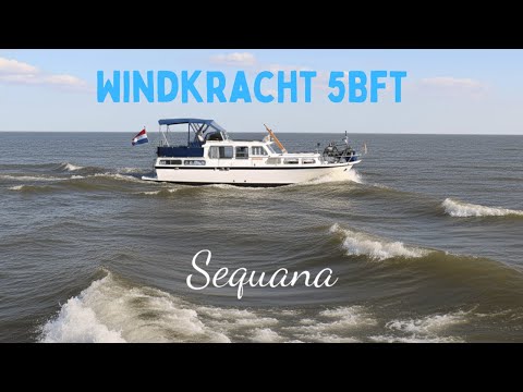 Bei einer Windstärke von 5 über das IJsselmeer von Urk bis Friesland