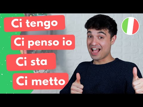 Super useful Italian verbs with CI: verbi pronominali (ita audio)