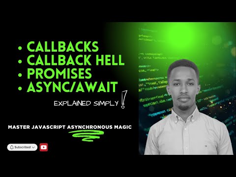 Master Javascript Asynchronous Magic Callbacks Callback Hell Promises Asyncawait