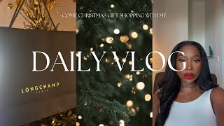 Daily vlog | come Christmas gift shopping with me, he got me a gift| VLOGMAS ep.25