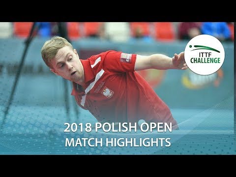 2018 Polish Open Highlights I Andreas Levenko vs Marek Badowski (U21-Final)