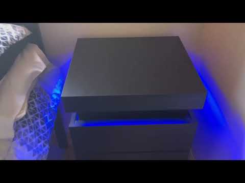 Here's Why I Love the ADORNEVE Nightstand with Charging Station and LED Lights