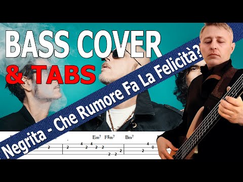 Negrita - Che rumore fa la felicità? (Bass Cover ) + TABS