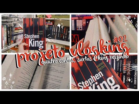 ?? VLOGKING #02 | lendo Quatro Estaes do Stephen King, quatro contos marcantes e filminhos! ??