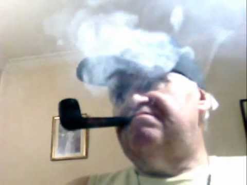 Pipe Tobaccos, Rustic, Paronelli, Straight, Smoker, of, with Black Hat; Yellow TShirt