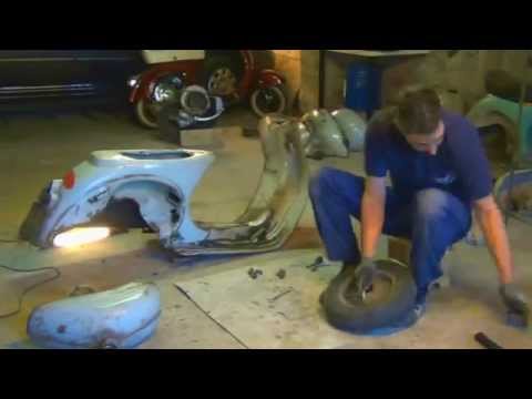comment demonter fourche vespa