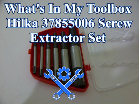 What's In My Toolbox - Hilka 37855006 Screw Extractor Set