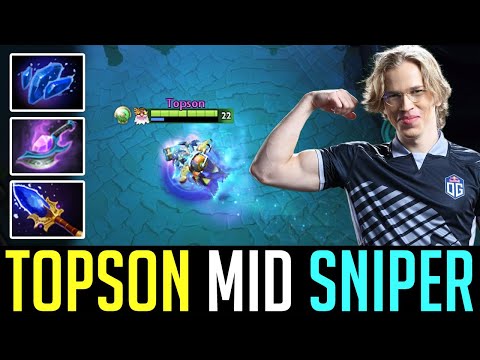 Topson try SNIPER with New Items "Aghanim's Shard & Arcane Blink" DOTA 2