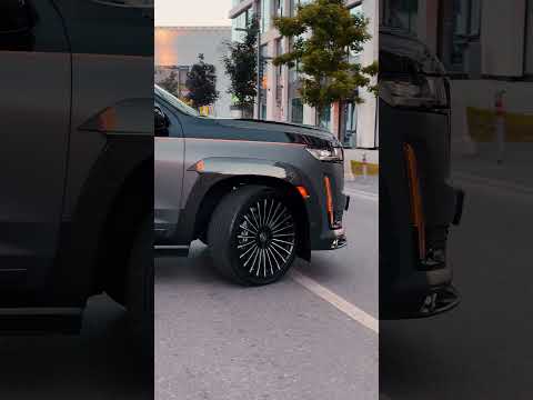 Cadillac Escalade with 100% CARBON FIBER LARTE body Kit