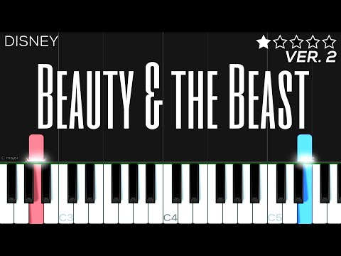 Disney - Beauty and the Beast | EASY Piano Tutorial