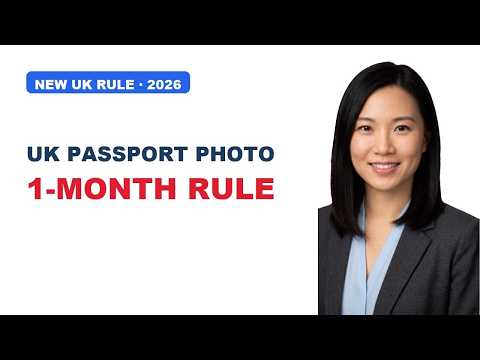 UK Passport Photo 2026: The New 1-Month Rule (Don't Get Rejected)