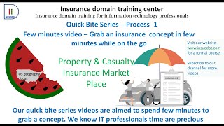 Property and Casualty Insurance Market place (Quick bite series - Process -1)